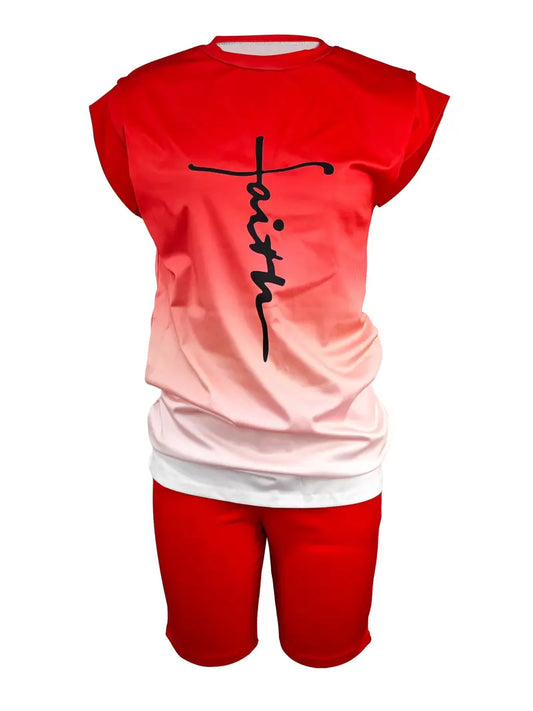 Faith Graphic Tee Set