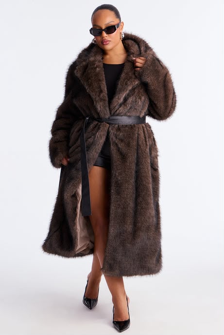 Faux Fur Coat